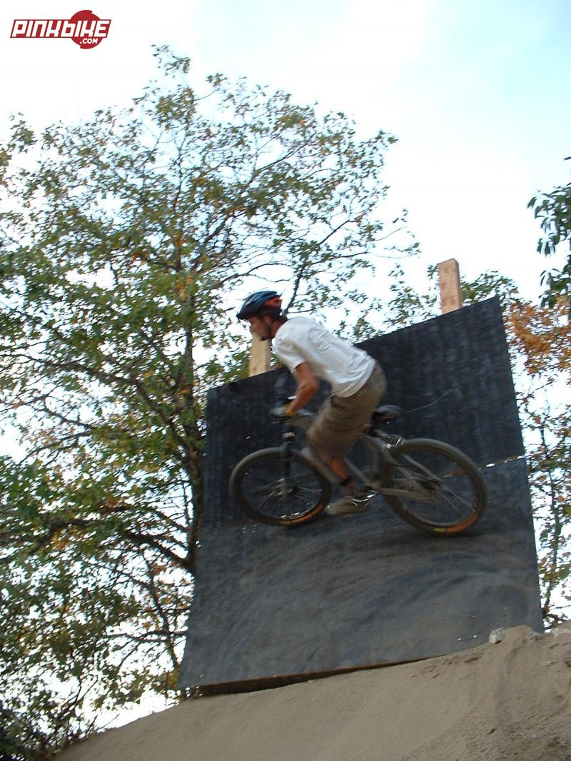 Day 2 on the wallride. Still shaping the takeoff (not pictured).