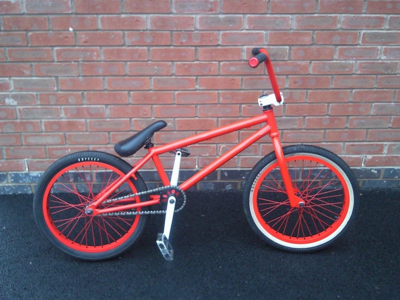 my bmx, i now have a different seat and stem