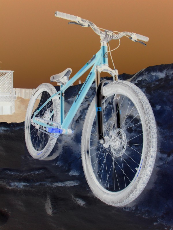 I Know I Upload Too Many Pictures Of My Bike But This Is An Edit Of My Bike (Also Involving The Removal Of A Light Post, A Sign And The Addition Of Snow To A Patch Of Muddy Grass)