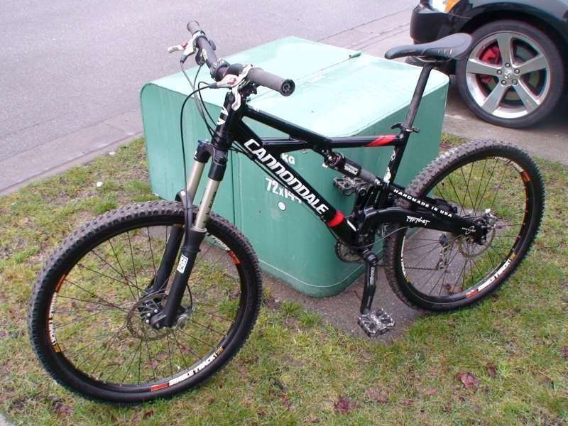 2007 Cannondale Prophet MX 2 medium black FRAME + EXTRAS
