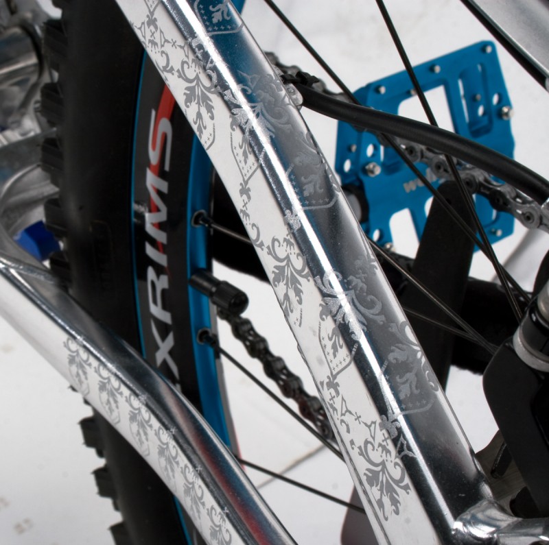Norco Team DH - Rear chain, and seat stays detail.