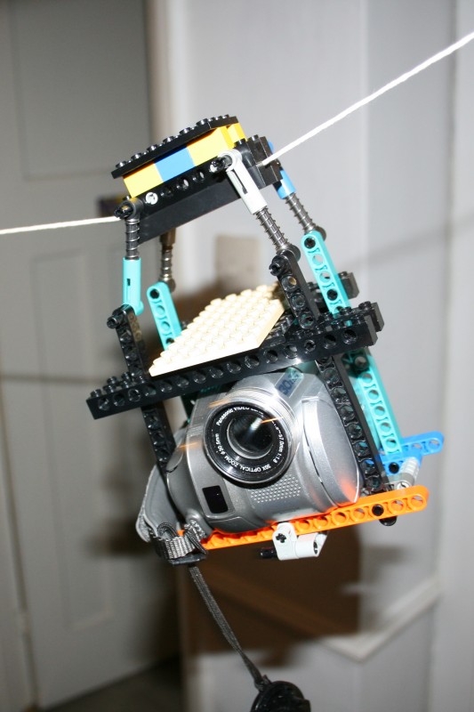zip wire camera made out of lego
