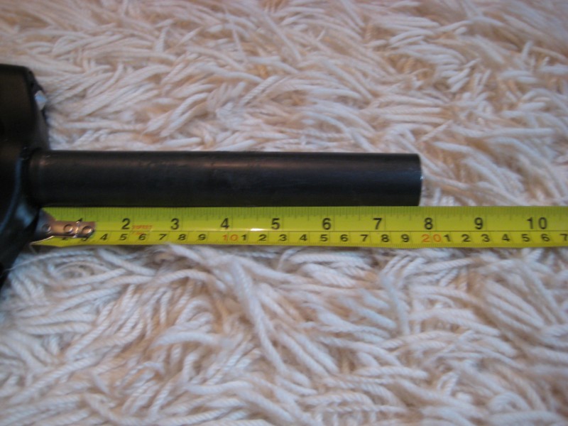 7 5/8 inches of steer tube