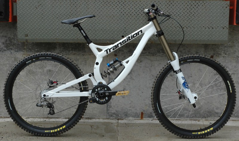 The new Transition TR450 DH prototype.