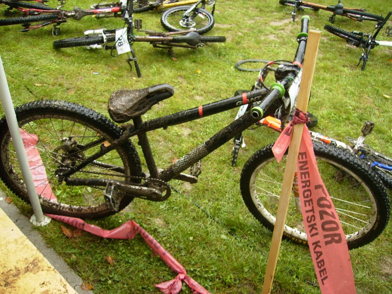 my bike, after the race..