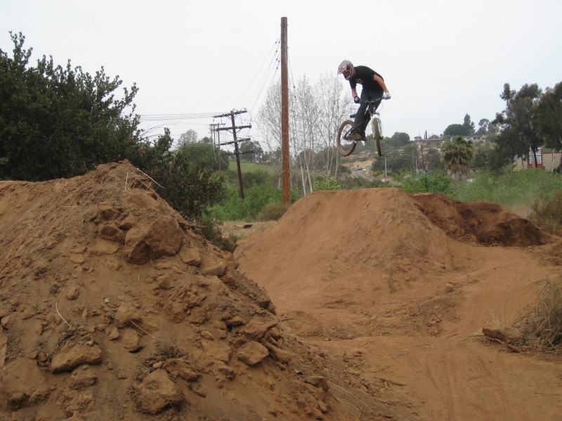 Doin some S &amp; M mtb style with a little "whip and pedal".