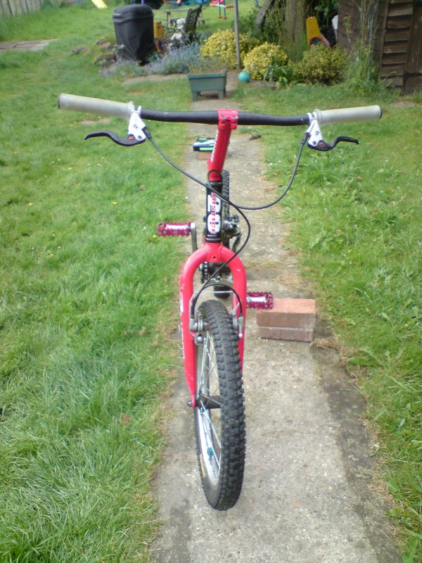 my trials bike with new pedals !!
