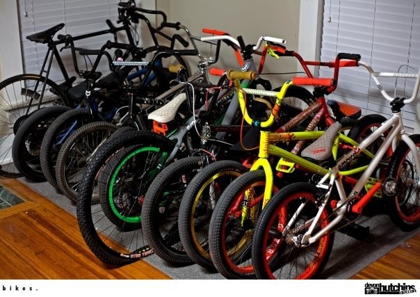 aaron ross's bike collection