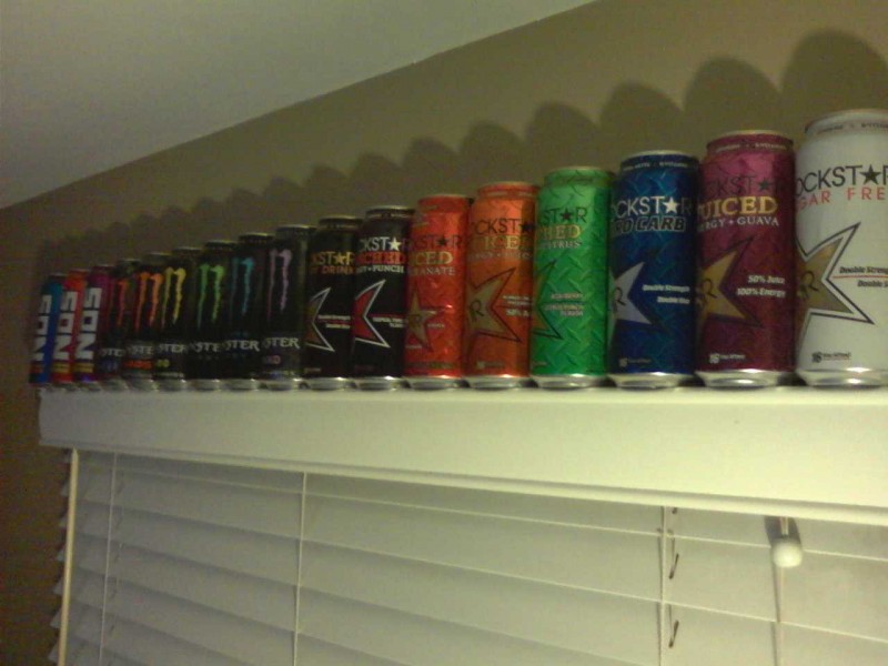 energy drinks!