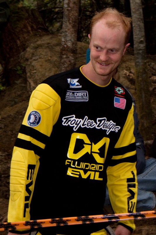 His shot is what inspires me to race
