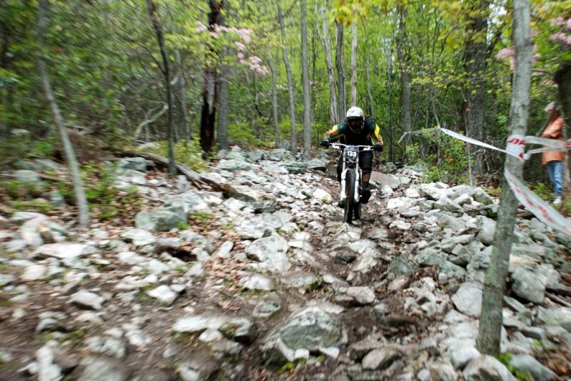 so hard to ride on roots &amp; wet rocks