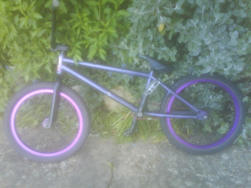 purple proper rims and hubs 09, heluim bars, mcneil pritol, wethepeople post proper proclamier frame gunna sell frame cos want different one