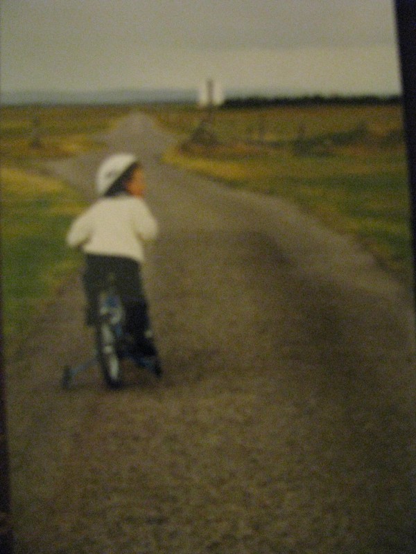 Found this while raiding through boxes off old photos the other day and it made me smile. Anyone else got photos of themselfs from when they first learnt to ride a bike?