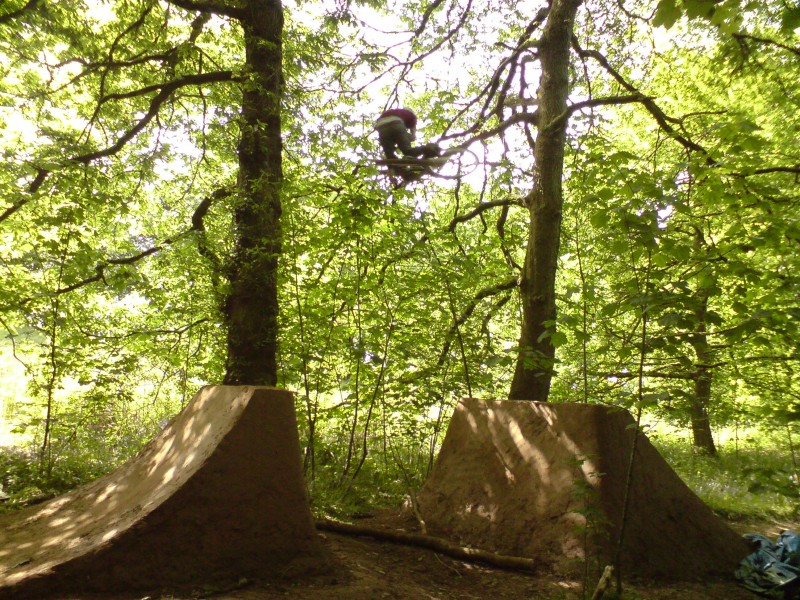 Table on the 8th, finally got it working.  Photo published in Dirt mag welshside bit issue 91.