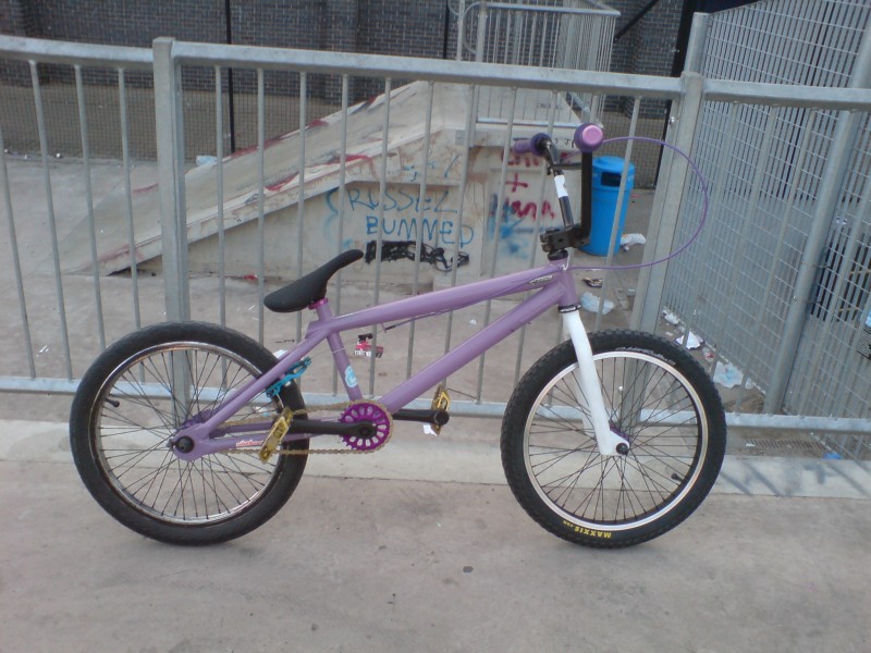 my bike at the skate park