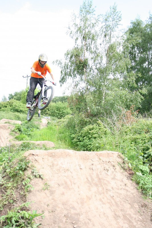 me doing some big and sick dirt jumps.