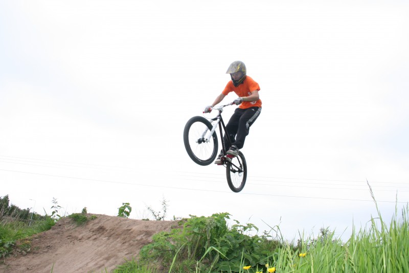 me doing some big and sick dirt jumps.