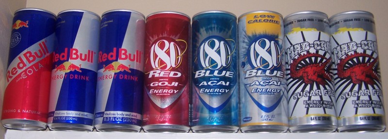 my 8 ounce energy drink cans