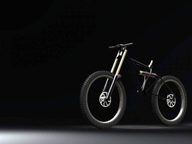 Concept DH Mountain Bike I'm working on.