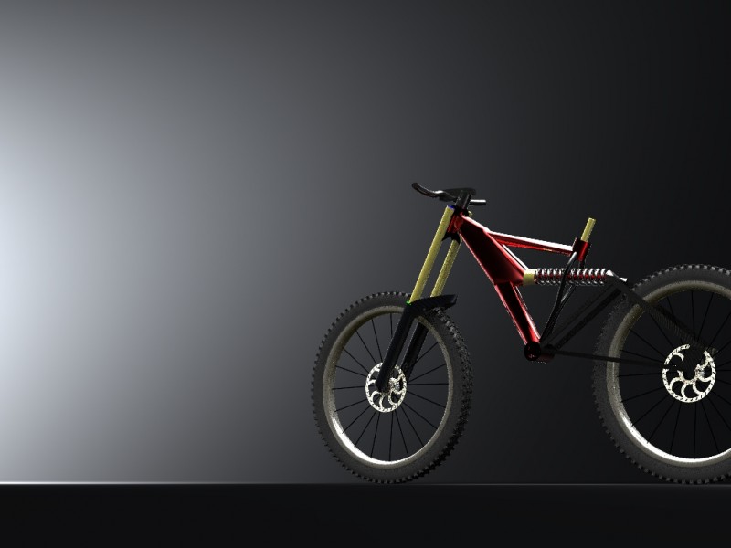 Concept DH Mountain Bike I'm working on.