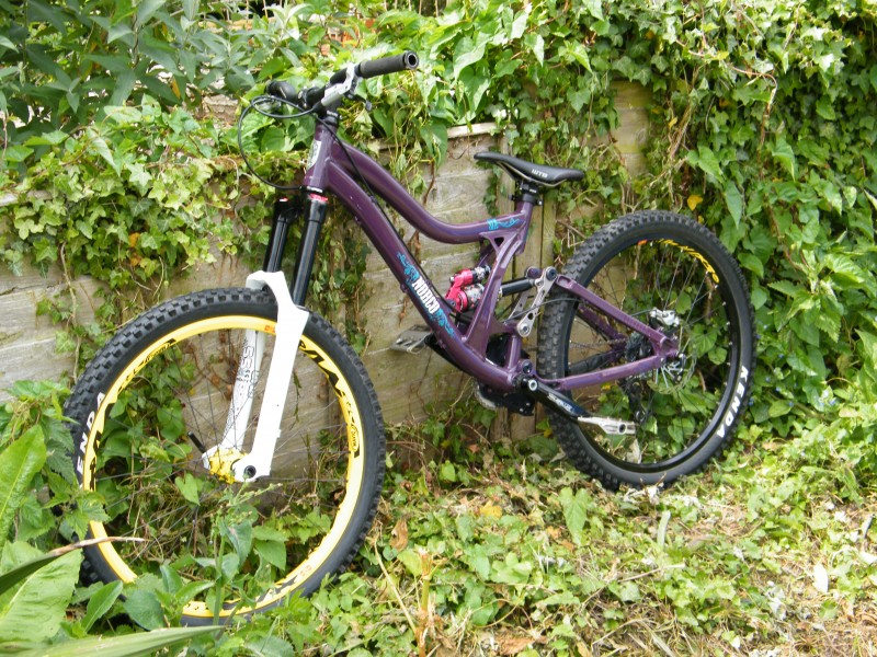 My norco six slopestyle bike with a new shock &amp; chainring