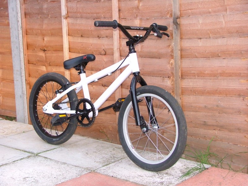 was a freestyle bmx from ebay
made into a bike for real riding