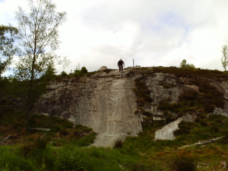 big rock slab at wolftrax