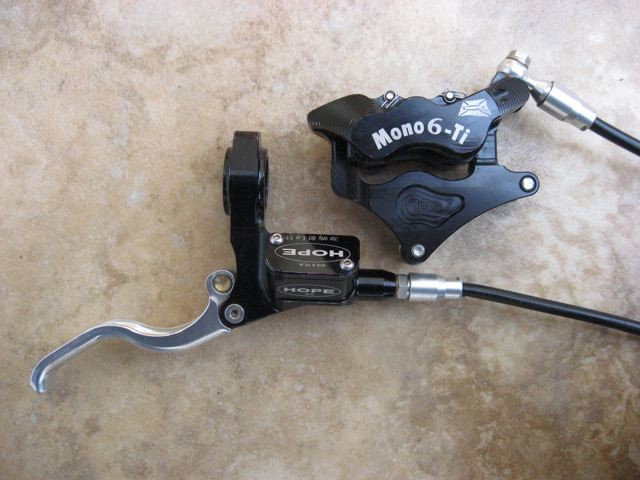 Hope Mono Ti 6-Pot brake system Front For Sale