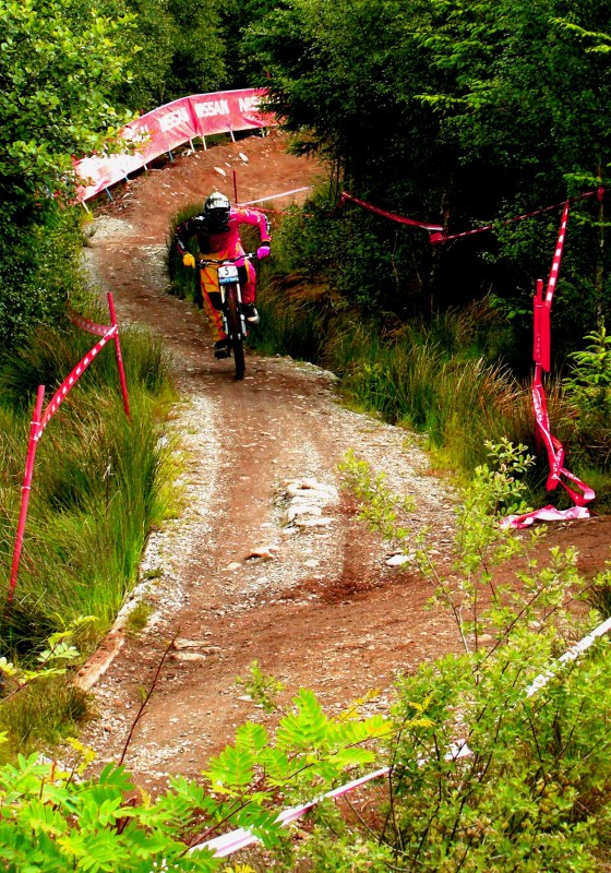 DH qualifying, Fort william world cup 2009
