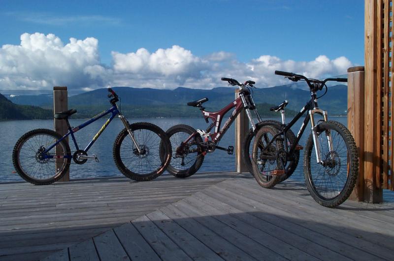 Bikes on the deck