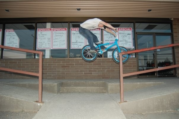 having fun gapping the little stair case. :) , photo cred to: Jessica Reid