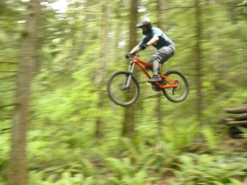 Ridin Bikes, hitting the fern gap.