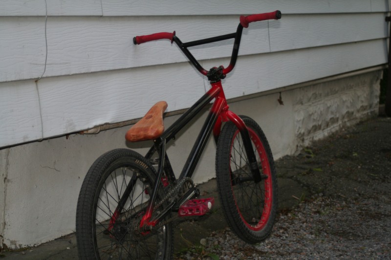Maple Hardwood bike seat, made in woodshop class