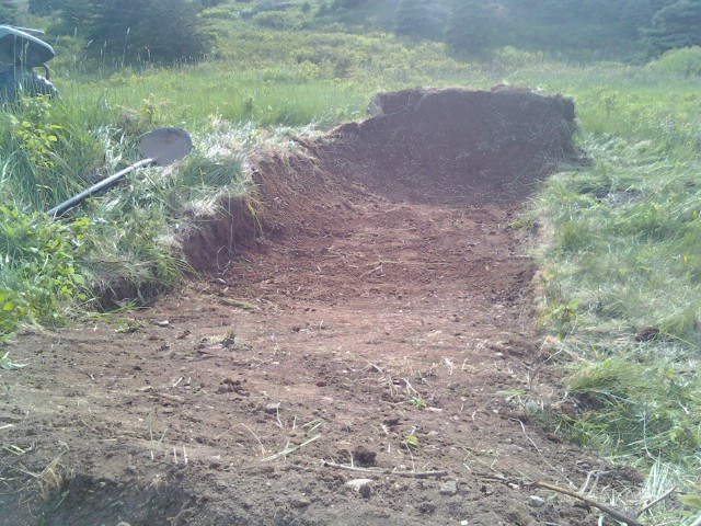 new dirt jumps i started to build (not done yet)
