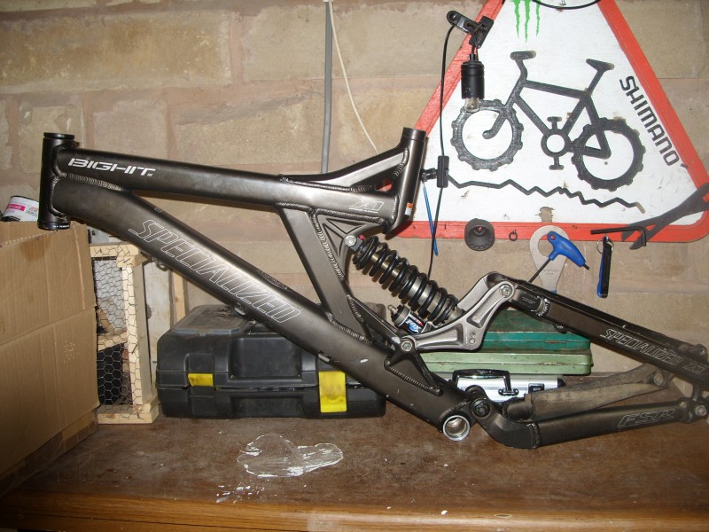 My new frame ready to be built up