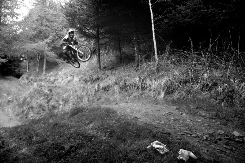 Coatsy at Coffin jump at Ae in Ae Forest, United Kingdom - photo by ...