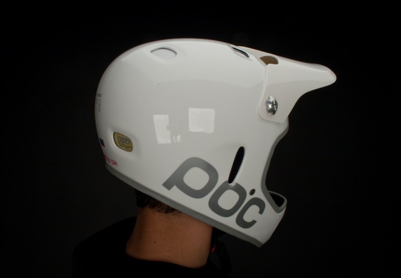 POC Cortex DH Helmet - Rear detail shot.