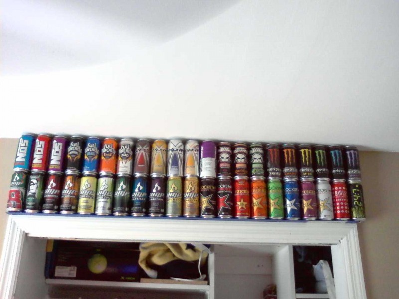 finished shelf of energy collection