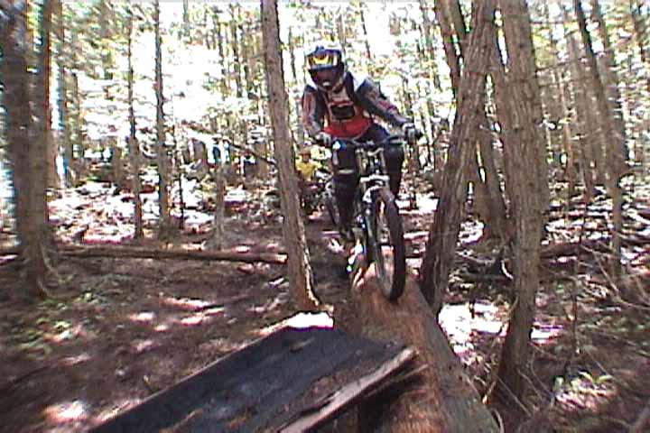 A log ride to a ramp