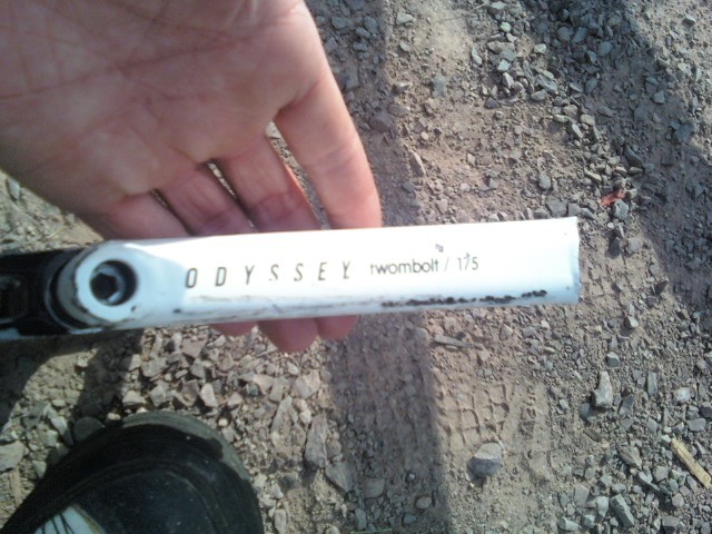Odyssey twombolt snapped, 180 barsipn max 1 foot high of air