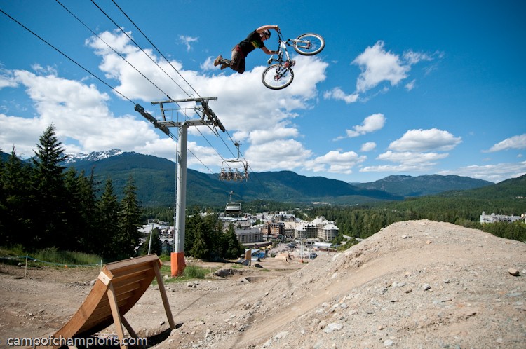 Private closed session on the first three features of Kokanee Crankworx that are closed to the public with Casey Groves