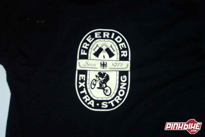 the shirts to get edmonton a bike park.  

front of the shirt 