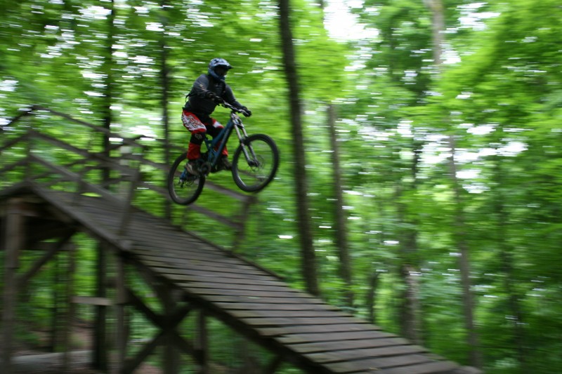 La Sept Mountain Biking Trail Bromont, Quebec