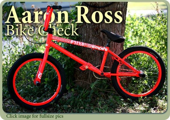 Aaron Ross's unique bike.