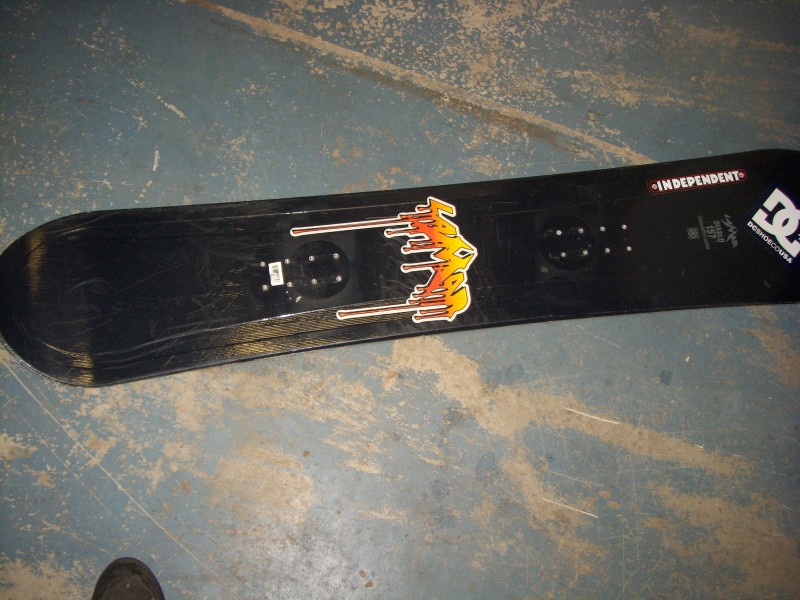 board at snow in Newmarket, Ontario, Canada photo by elmerfudd22