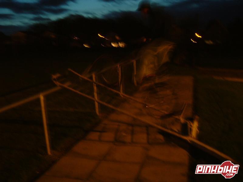 the ghetto ramp. all the photo's made the rider smudged and blurred