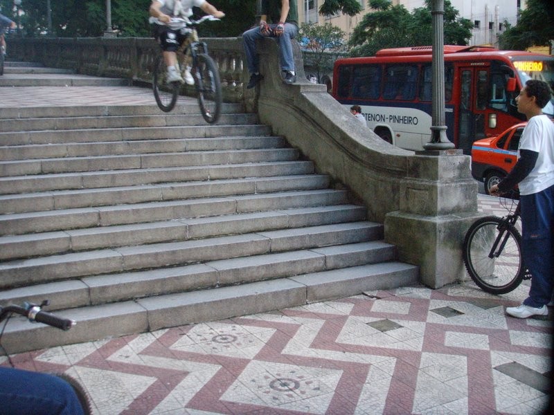stairway of Borges de Medeiros street