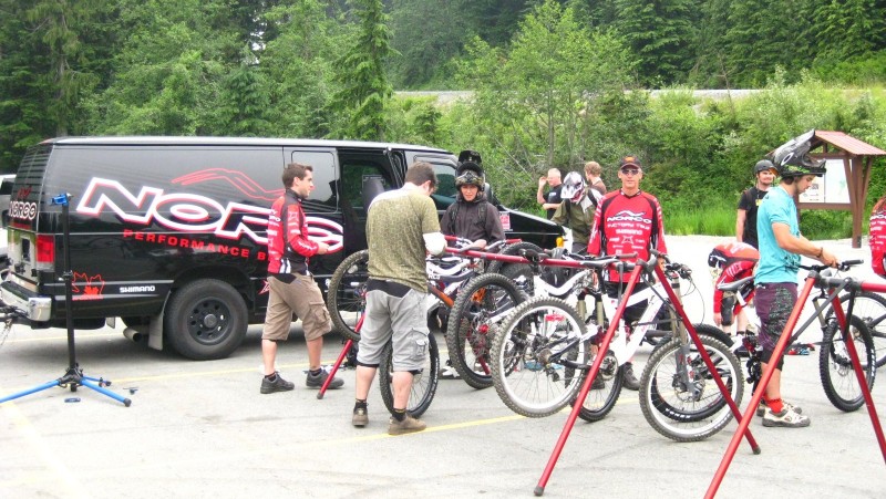 Riding at the 2010 Norco Bikes Launch.
