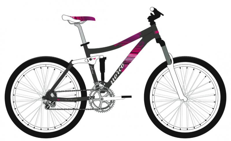2010 Norco Phena - Cad Drawing.