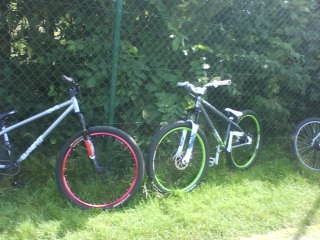 my bike and anthonys bike